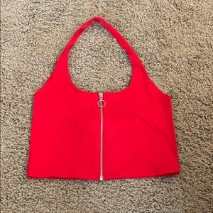 Pacsun crop halter top